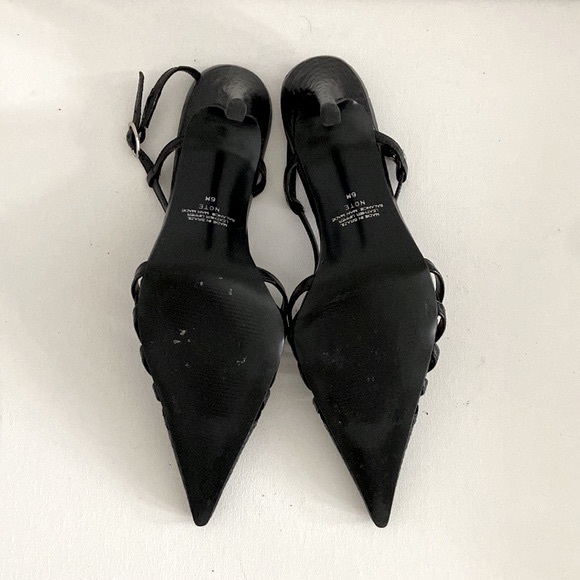 Slingback Pointy Toe Pumps - Picture 2 of 5